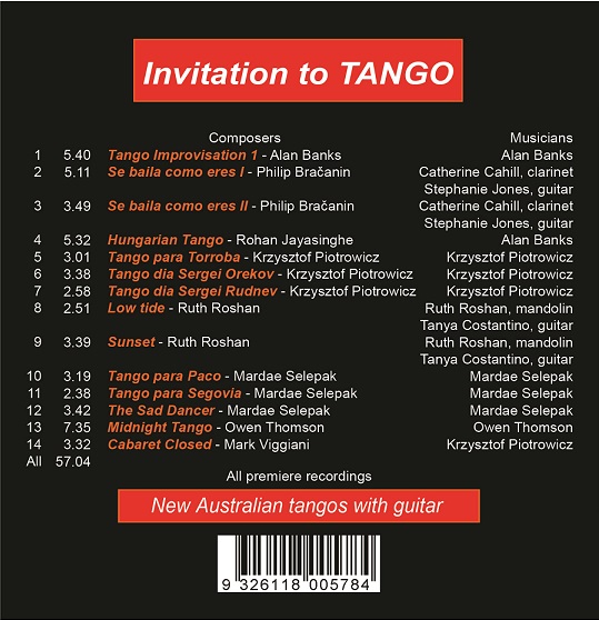 Invitation to TANGO - play list (677K)